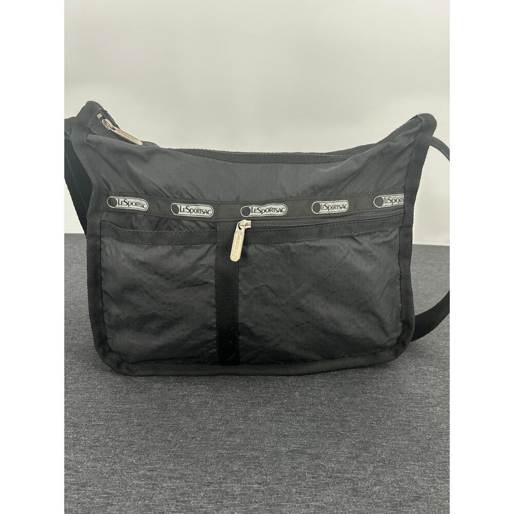 LeSportsac Everyday Bag Black Nylon Shoulder Crossbody